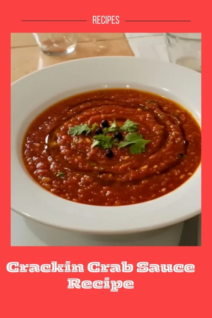 Delicious Crackin Crab Sauce