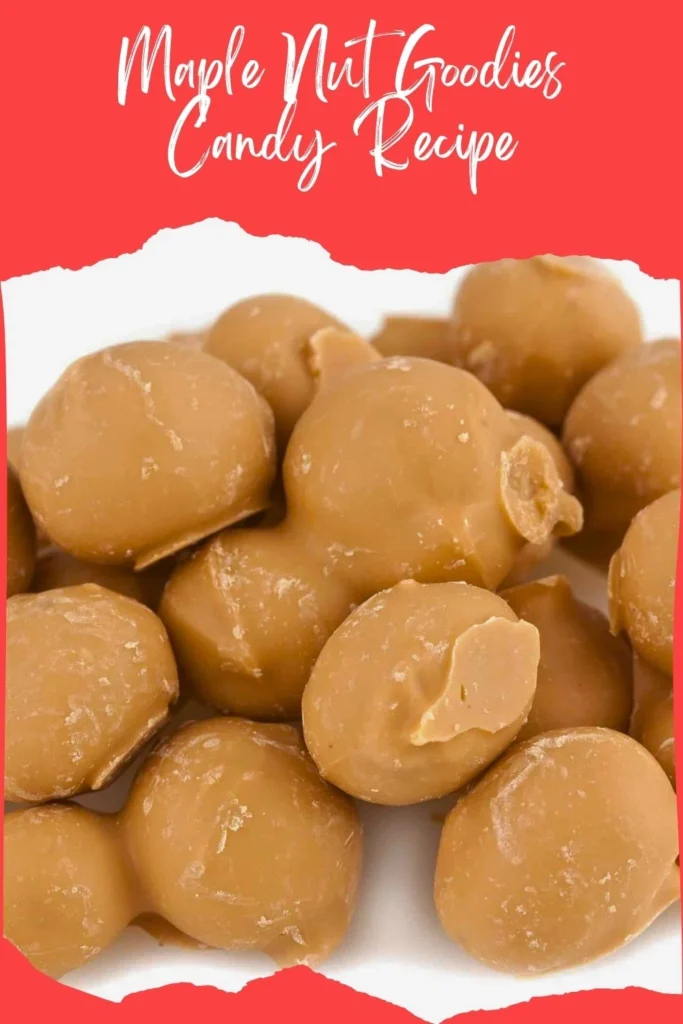 Enjoy this Maple Nut Goodies Candy