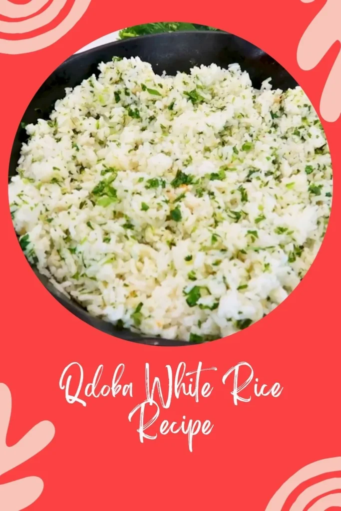 Delicious Qdoba White Rice