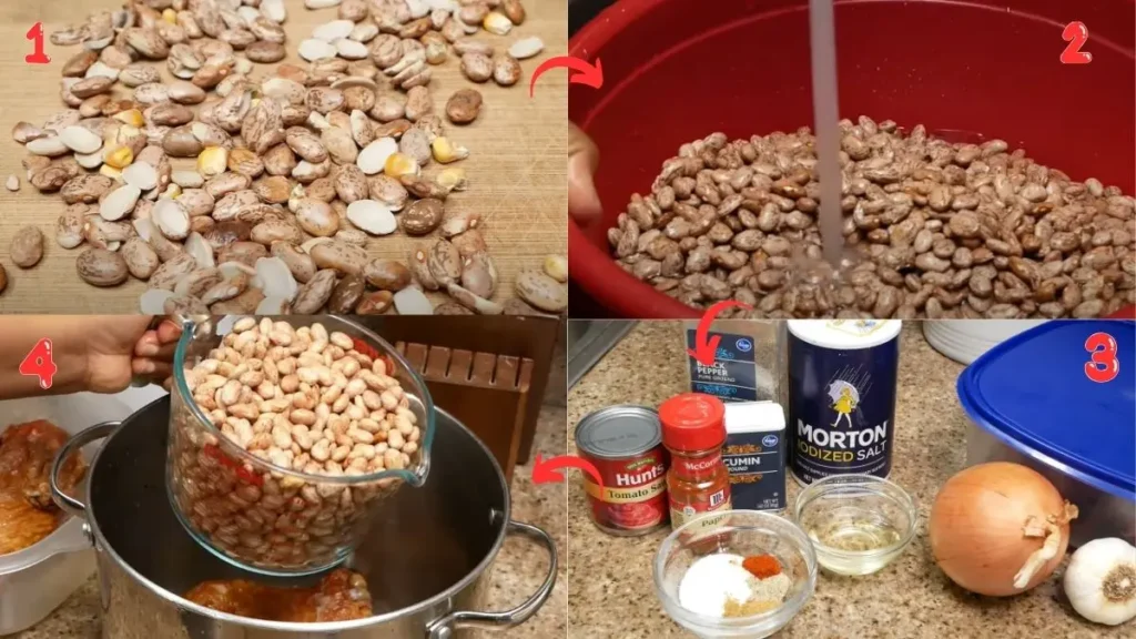 Step by Step Bojangles Cajun Pintos Recipe