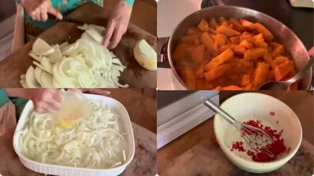 Step by step Brenda Gantt Onion Casserole Recipe