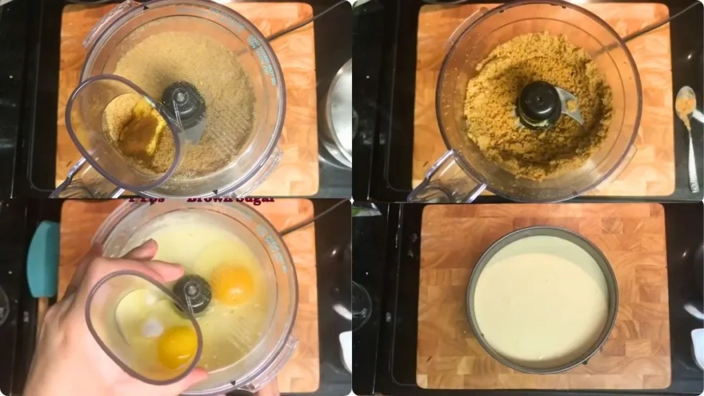 Step by step Marionberry Cheesecake