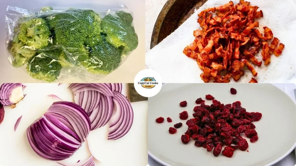 Step by step Brenda Gantt Broccoli Salad Recipe