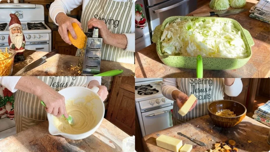 Step by step Brenda Gantt Cabbage Casserole Recipe