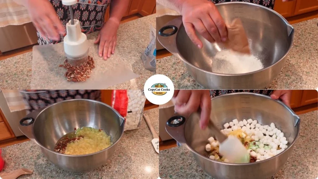 Step by step Eat N Park Pistachio Fluff Recipe