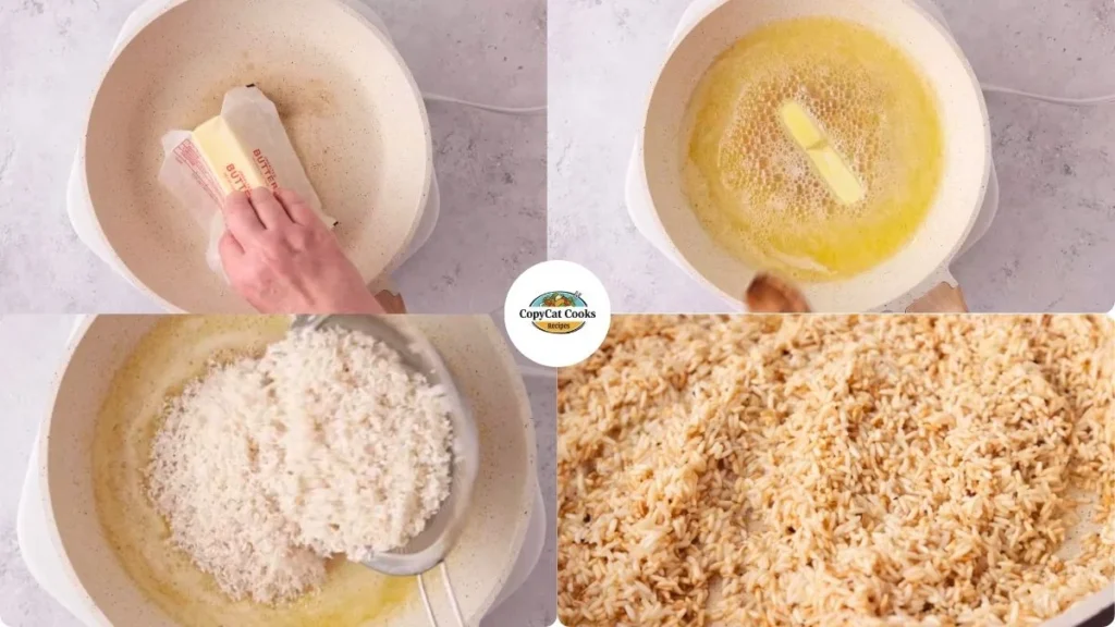 Step by step Texas Roadhouse Rice Pilaf Recipe