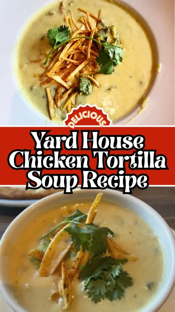 Yard House Chicken Tortilla Soup