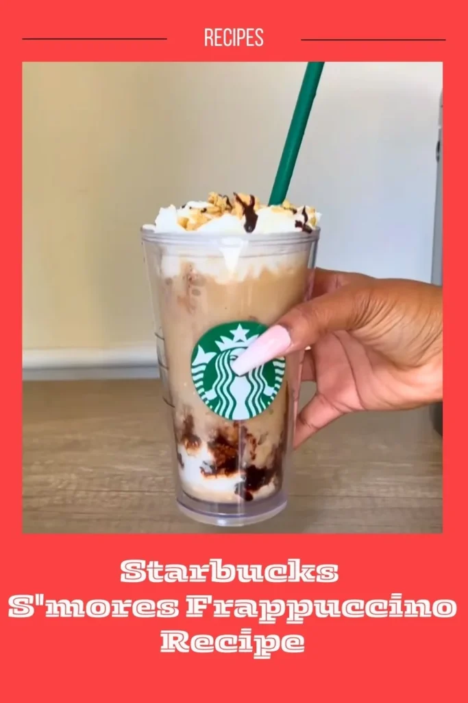 enjoy this Starbucks S'mores Frappuccino