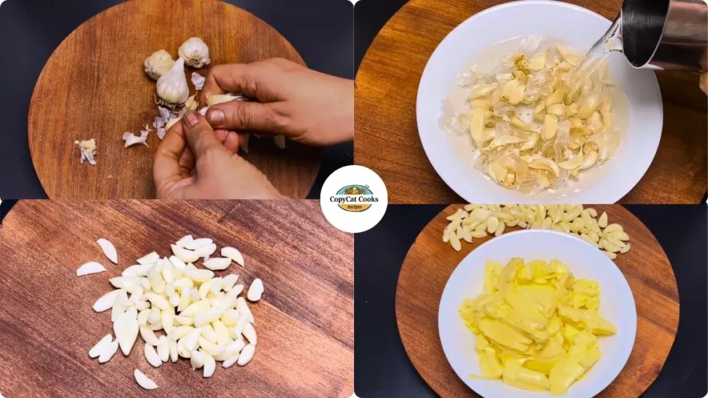 Step by step Dominos Garlic Butter Recipe