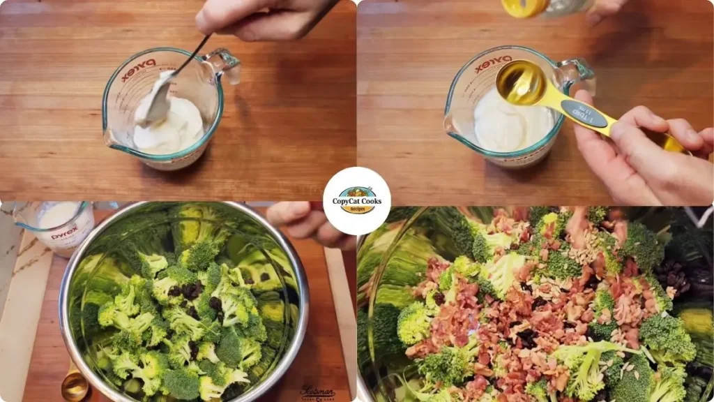Step by step Sams Broccoli Salad Recipe