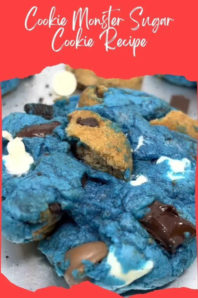 Cookie Monster Sugar Cookie