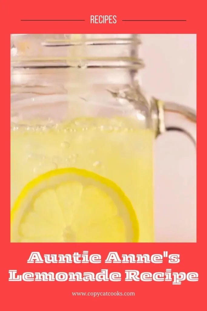 Delicious Auntie Anne's Lemonade