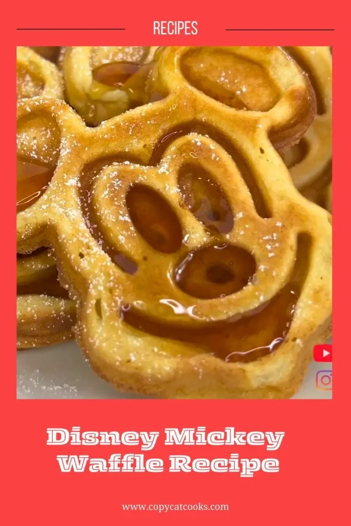 Delicious Disney Mickey Waffle