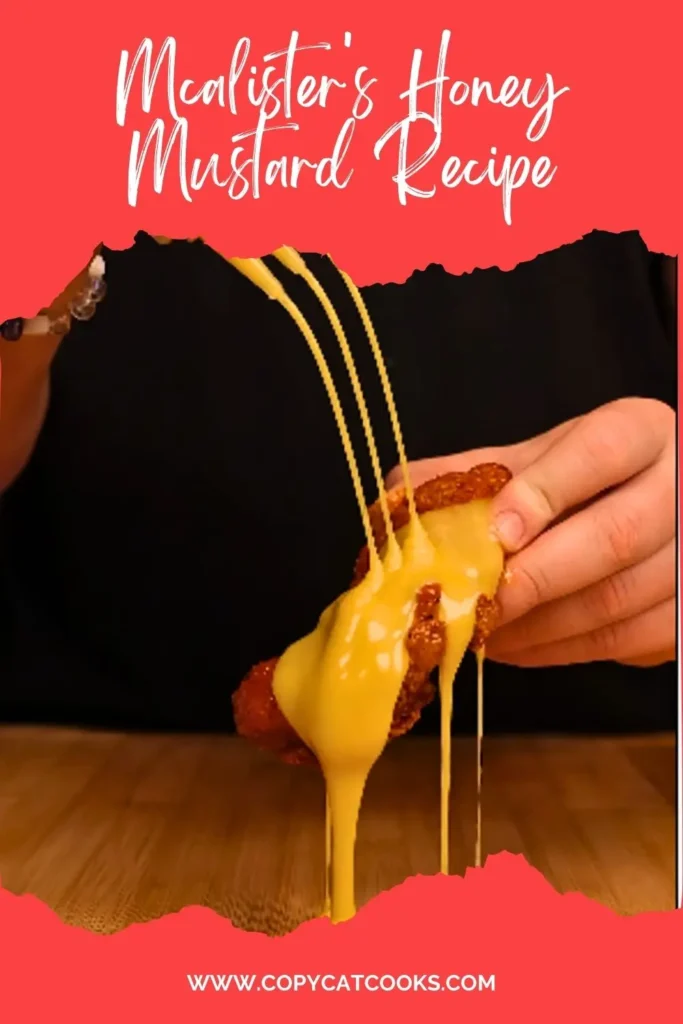 Delicious Mcalister's Honey Mustard