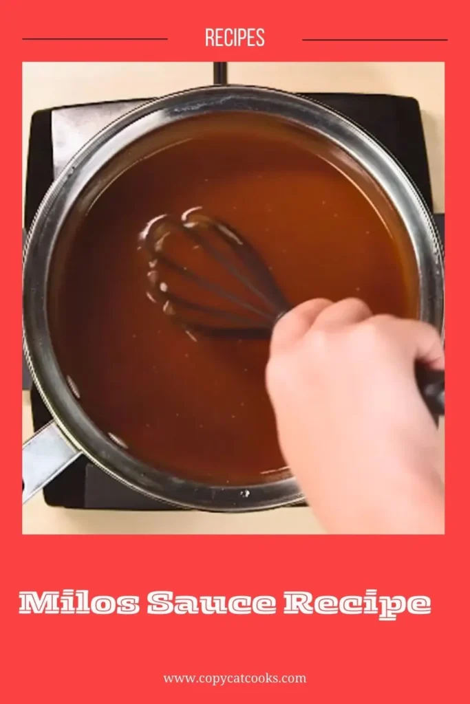 Delicious Milos Sauce