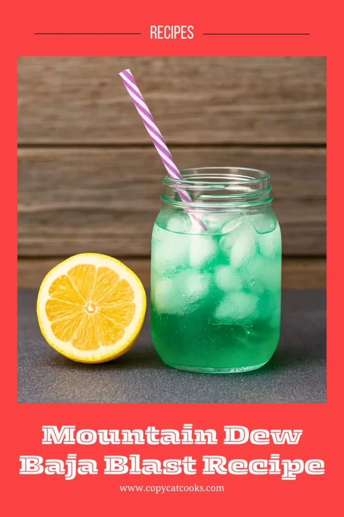 Delicious Mountain Dew Baja Blast