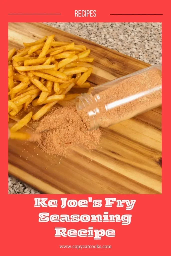 Enjoy Kc Joe's Fry Seasoning