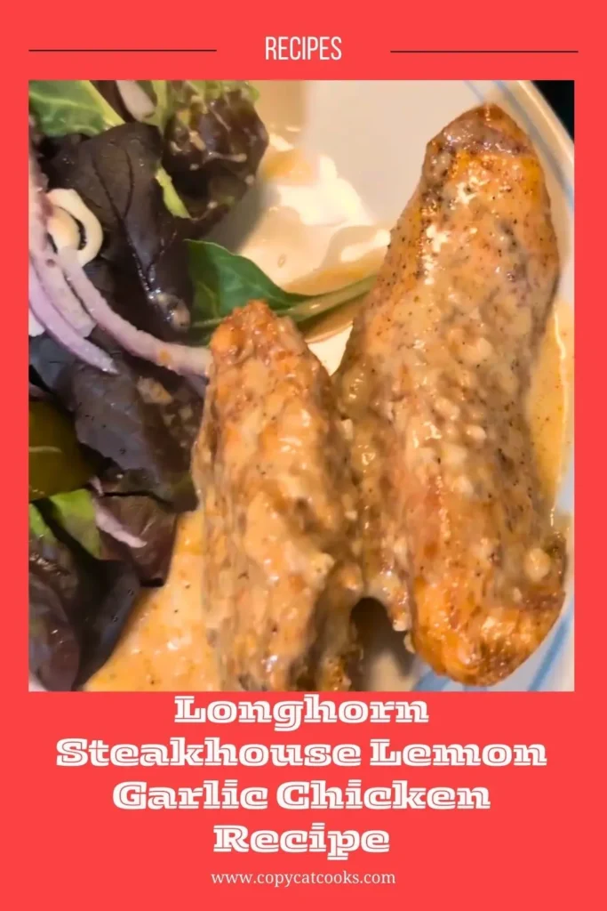 Enjoy This Longhorn Steakhouse Lemon Garlic Chicken