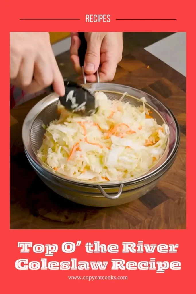 Enjoy This Top O’ the River Coleslaw
