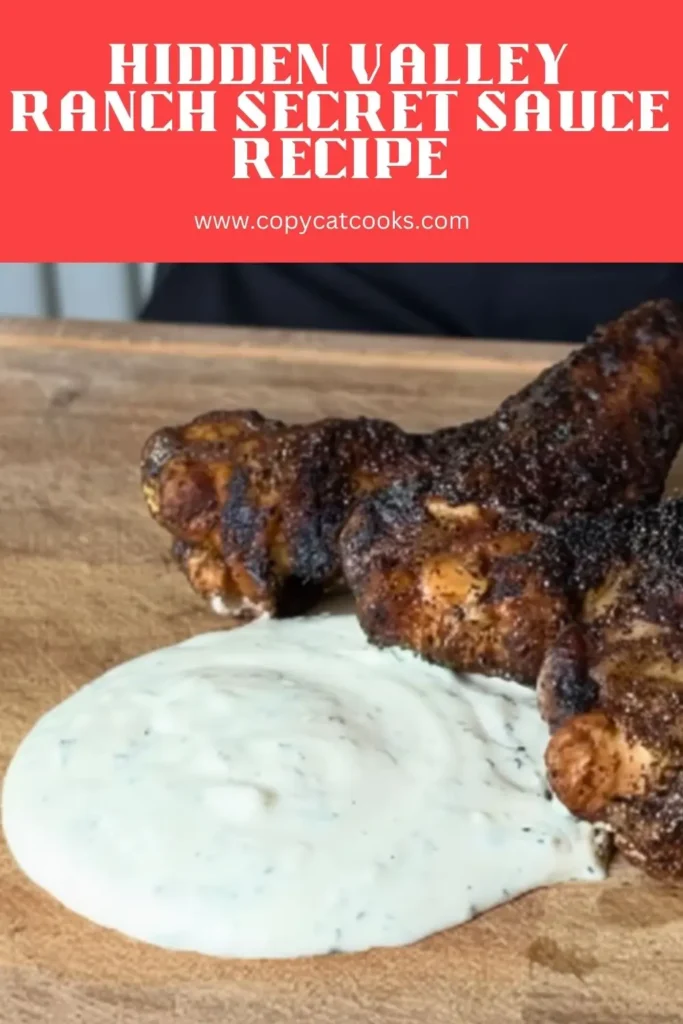 Hidden Valley Ranch Secret Sauce