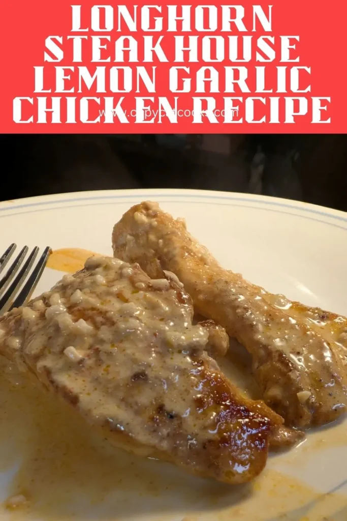 Longhorn Steakhouse Lemon Garlic Chicken