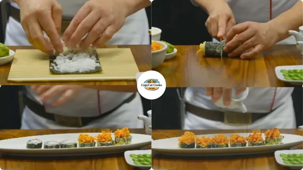 Step by step Benihana Chili Shrimp Roll Recipe