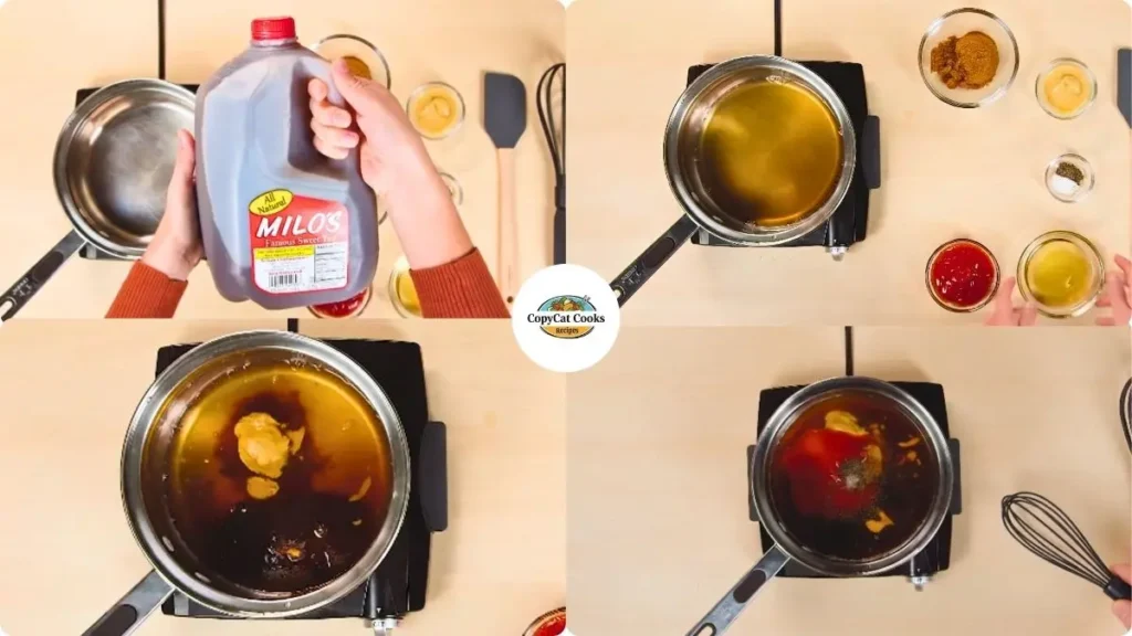 Step by step Milos Sauce Recipe