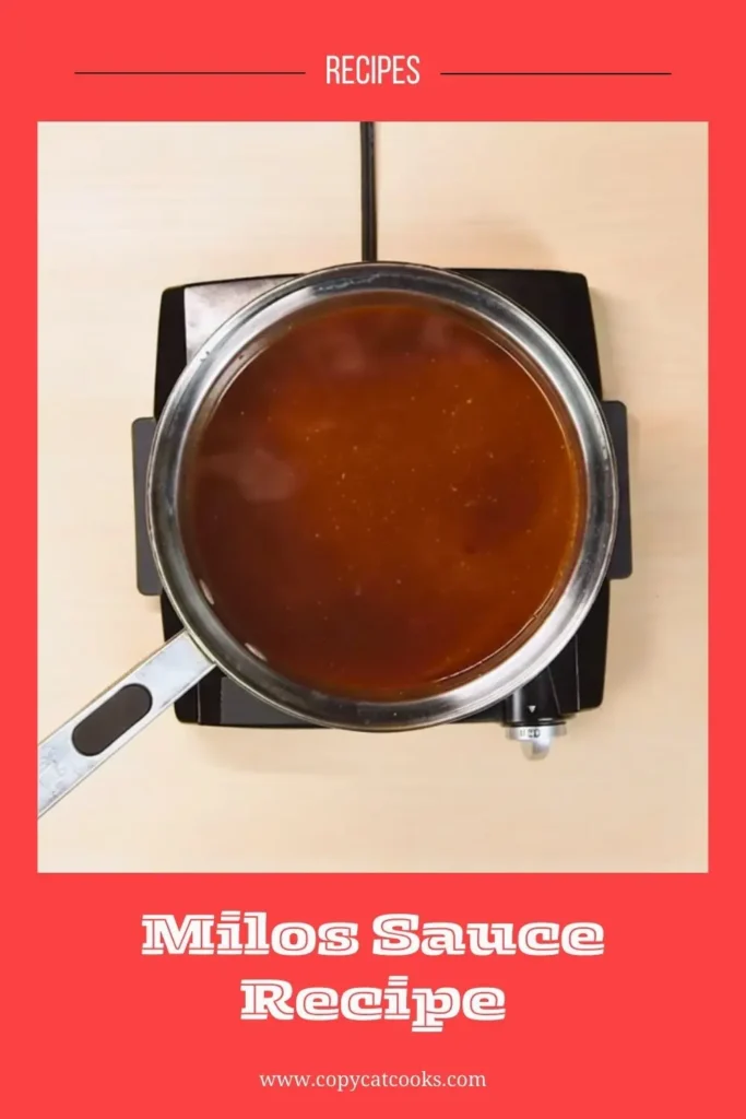 enjoy this Milos Sauce