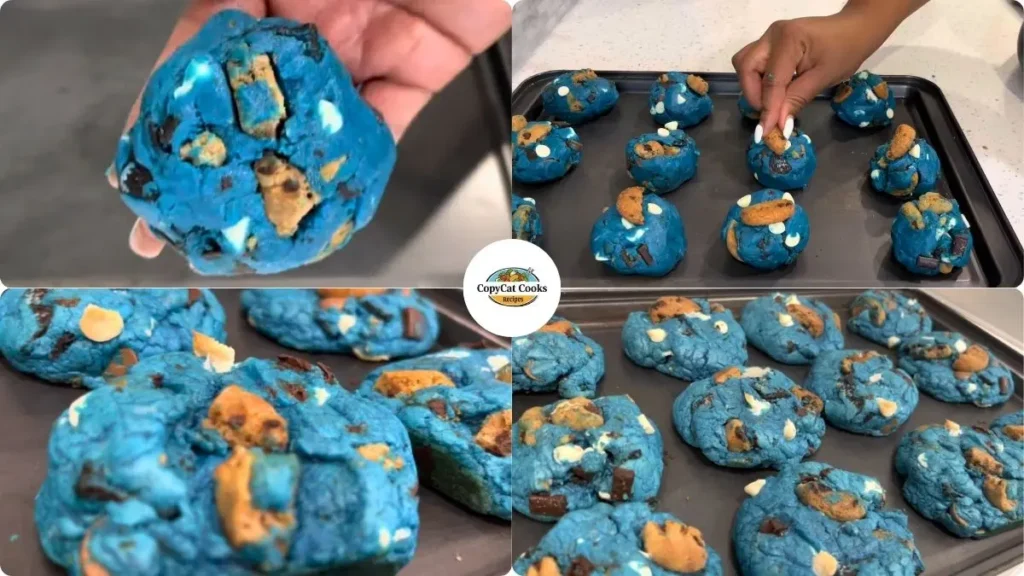 how to make Cookie Monster Sugar Cookie Recipe