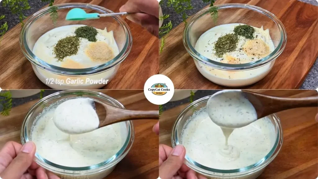 how to make Mazzios Ranch Recipe